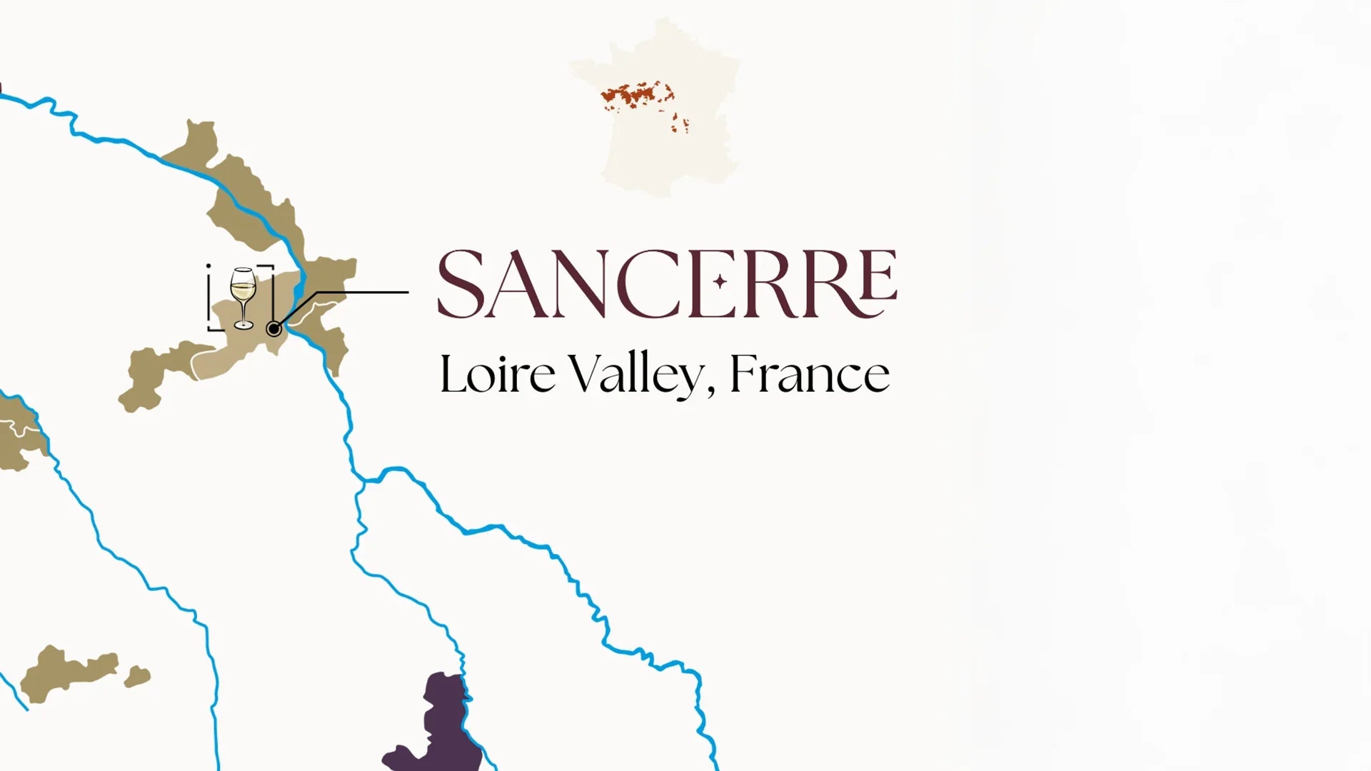 sancerre white wine region map
